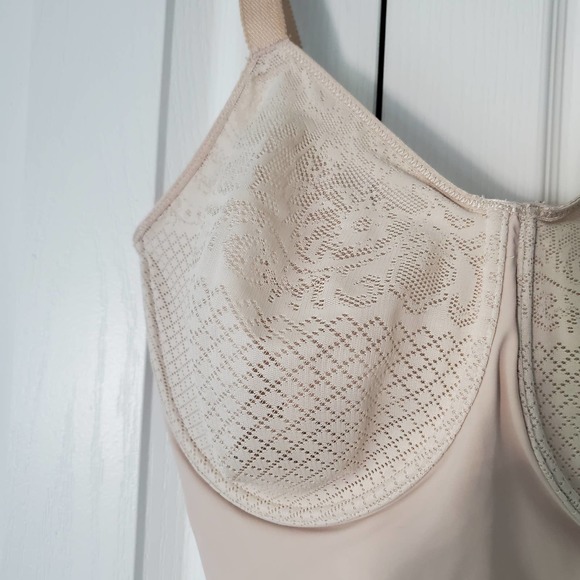 Wacoal 801210 Visual Effects Body Briefer with Minimizer Bra 40DDD Sand Lingerie - Picture 3 of 16